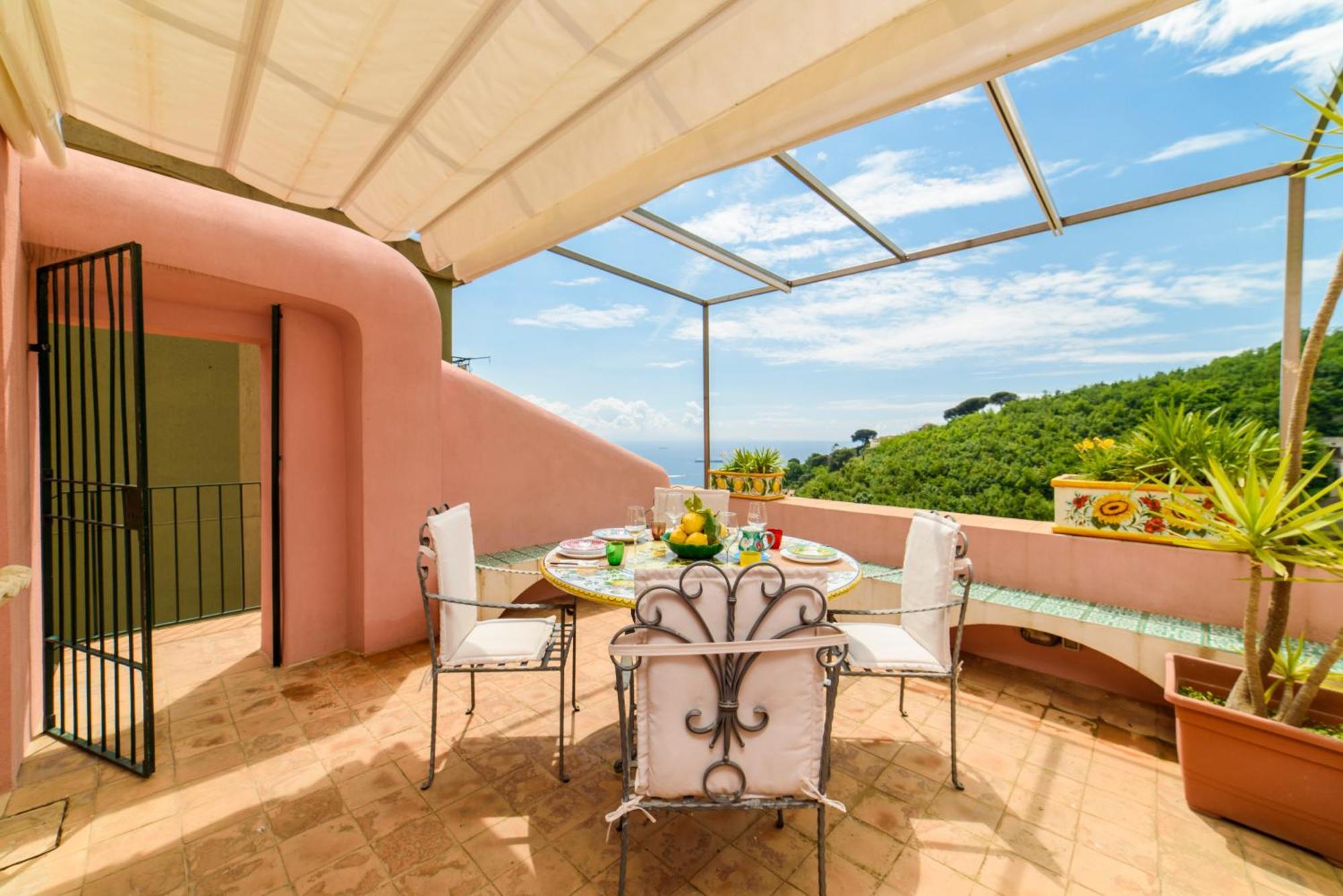 דירות Vietri Casa Di Zia Rosaria Sea View מראה חיצוני תמונה